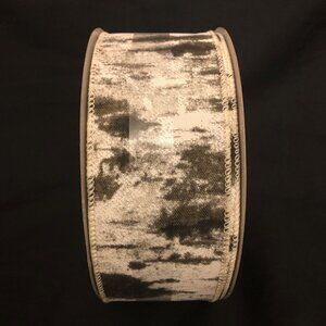 Celebrate It Birch Tree Bark Wired Ribbon Roll, 2.5” wide x 80 Ft